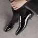 Men's Leather Shoes Paten Oxford Shoes For Men Slip On Bright Leather Business Casual Shoes Footwear Pointed Toe Shoes For Man_vogvips.com