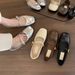 Silver Shallow Mouth Single For Women, Spring And Autumn New French Casual Retro Small Leather Shoes, Fairy Style Soft_vogvips.com