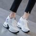 2025 Spring Summer New Dad Shoes For Women, Breathable Mesh Casual Thick Sole Hidden Heel Sequin White Sneakers_vogvips.com