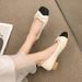 Gentle Shoes French Single Shoes Women's Autumn Flat-soled Soft-soled Pregnant Women's Casual One-pedal Women's Shoes_vogvips.com