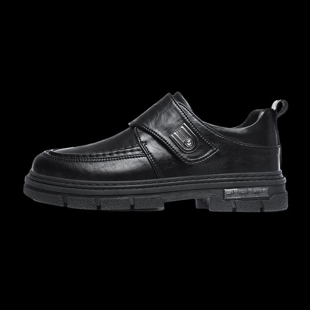 New Leather Spring Men's Shoes High-top Men's Heightening Tooling Martin Boots_vogvips.com