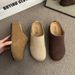 Women's Inner Heightened Birkenth Joker Baotou Half Slippers Women's Shoes New Spring And Summer Retro Niche Lazy Shoes_vogvips.com