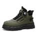 Men's Winter Fleece-Lined High-Top Martin Boots, British Retro Work Shoes, Thick-Soled, Extra-Thick Warm Cotton Short Bo_vogvips.com