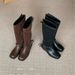 2025 New Autumn Winter French Style Genuine Leather High Women Square Toe Chunky Heel Riding Over-the-Knee Long Boots_vogvips.com