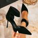 Women's High Heel Sandals Women's Black Plush Fashion Sexy Pointed Toe Back Zipper High Heel Women's Shoes_vogvips.com