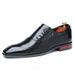 TerraStride Business Formal Leather British Pointed Derby Casual Lace-up Men's Breathable Groom Wedding Shoes Men_vogvips.com
