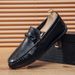 Bean New Style Men's Business Casual Leather Shoes High-End British Loafers_vogvips.com