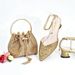 Fashion pointy hot diamond after the empty diamond chain with hot diamond handbag set matching_vogvips.com