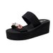 2025 High One-Strap Chunky Heel Slippers Women's Fashionable Outdoor Thick-Soled Trendy Sandals Versatile Beach Shoes_vogvips.com