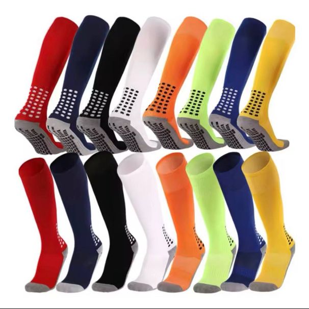Sport Socks Square Socks Long Tube Football Socks For Men And Women Over The Knee Long Tube Non Slip Socks Thick Towel Bottom Long Tube Training Socks_vogvips.com