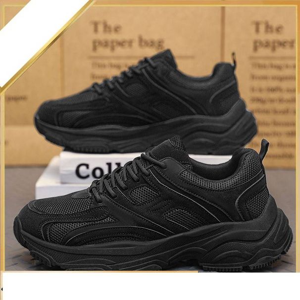 Men's Casual Sneakers Breathable Low-Top Shoes With Rubber Sole For Walking Running Comfortable Round Toe Lightweight Slip-Resistant_vogvips.com