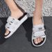 New For Men, Summer Fashion, Outdoor Wear, Korean Version, Couple's One Line Drag, Anti Slip, Internet Famous Beach_vogvips.com