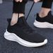 Woodpecker Black 2026 Summer New Breathable Sports Men's Lightweight Casual Running Mesh Shoes_vogvips.com