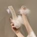 Furry For Women Summer Outdoor 2025 New Fairy Style One-Strap Crystal Chunky French High Heel Sandals_vogvips.com