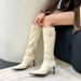 Pointed Toe Women 2024 Autumn Winter New Over-the-Knee Long Thin Heel High Tube Riding Boots_vogvips.com