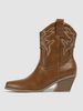 Women's Fashion Chelsea Boots With Embroidery – Chunky Heel, Pointed Toe, Comfortable & Stylish (Black/White/Dark Brown, Sizes 35-42)_vogvips.com