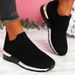 New Fly Woven Socks, Elastic Plus Size Women's Shoes, Breathable Sports Single Shoes_vogvips.com