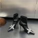Women's High Heeled Ankle Boots Rhinestone Style Fleece Lined Slim Fitting White Pointed Toe Spring Autumn_vogvips.com