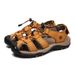 Cross-Border Large-Size Wading Shoes, Non-Slip And Wear-Resistant, Top Quality Popular Top-Layer Cowhide Outdoor Beach Sandals,_vogvips.com