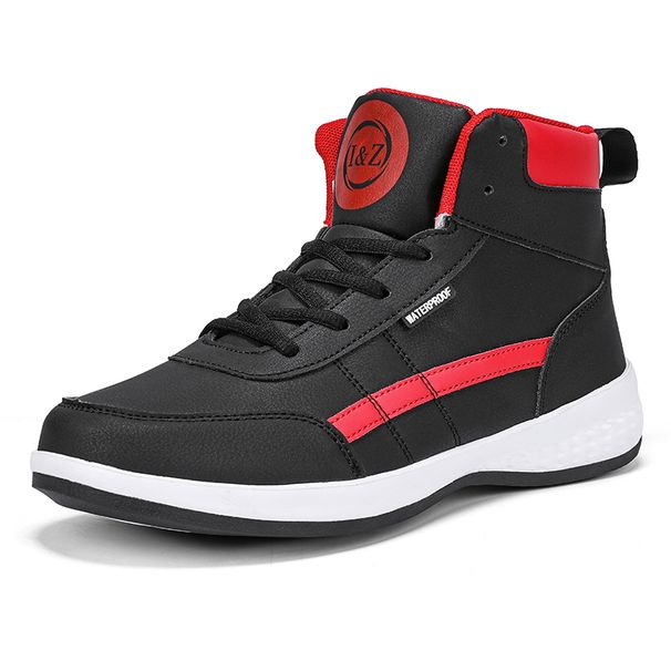Pu Leather Men Trend Casual Breathable Leisure Male Sneakers Non-Slip Footwear Vulcanized Shoes Tenis Masculino_vogvips.com
