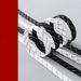Shoe Accessories 8MM sports shoelaces black and white cross basketball casual board shoes flat running shoelaces rope_vogvips.com