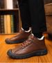 Winter Men's Shoes: Fashionable Soft-soled, Soft-top, Fleece And Thickened Cotton Shoes_vogvips.com