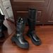 Thick-soled Maillard Mid-calf Boots For Women, 2025 New British-style Retro Brown Dr. Martens Boots_vogvips.com