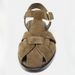 Suede Weave Retro Metal Buckle Designer Sandals Women Hollow Gladiator Shoe Summer 2026 Flat Beach Shoes Female Zapatos_vogvips.com