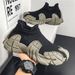 Socks Men's 2025 Spring Summer New Casual Soft Sole Sneakers Large Size Men Slip-On Breathable Dad Shoes_vogvips.com