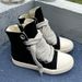 Thick Bottom Platform Unisex Shoes Runway All Match Casual Trainers Fashion Flat Heel High Top Canvas Sneakers Large_vogvips.com
