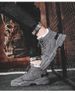 Men's Winter Work Boots High-Top Snow Boots Versatile Casual Martin Boots Fleece-Lined Warm Cotton Shoes_vogvips.com