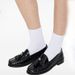 Women's Tassel Loafers Round Toe Casual Shoes Leather Low Top Fashionable Student Martin Style_vogvips.com