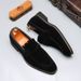 8607-1 Loafers British Loafers Trendy Casual Men's Shoes Lazy One Foot Large Size_vogvips.com