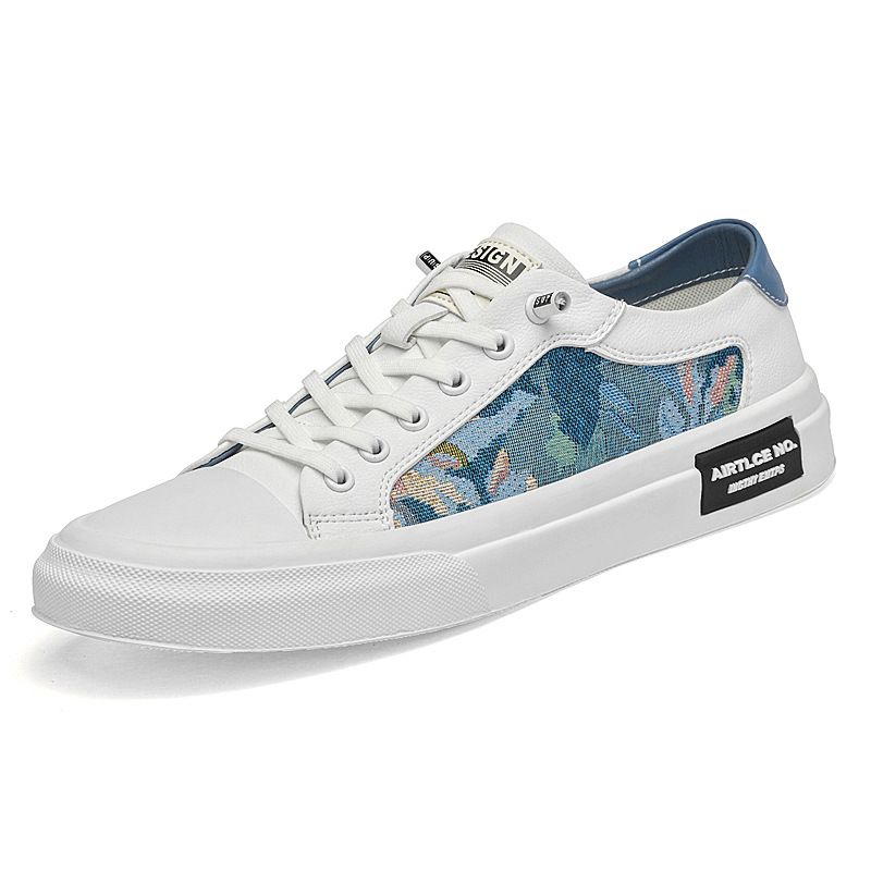Men's Board Shoes Breathable Thin Men's Casual Shoes Creative Leather Men's Shoes Leather Shoes Men_vogvips.com