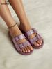 New Luofu Fashionable Women's Outdoor Double-Buckle Sandals, Thick-Soled Eva Material, Comfortable And Eco-Friendly_vogvips.com