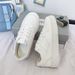 Leather Waterproof White For Women, New Autumn Women's Shoes, Thick Sole, Increased Height, Niche Design, Casual_vogvips.com