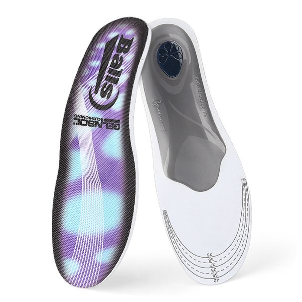 EVA Orthotic Shoe Insoles For Flat Feet, Overpronation & X-Leg Posture – Arch Support Unisex Cushion For Sports & Daily Wear (Purple, S/M/L)_vogvips.com