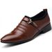 Men's Breathable Hollow-Out Formal Dress Shoes - Lightweight Business Casual Oxfords With PU Upper & Rubber Sole Breathable Casual Shoes_vogvips.com