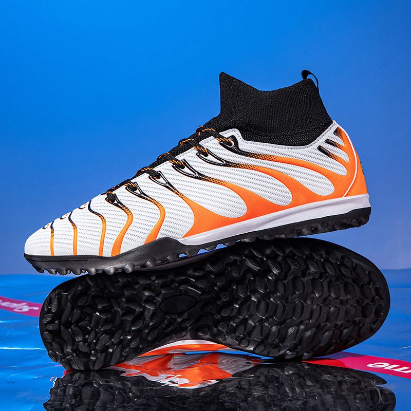 High Top For Male And Female Students AG Long TF Broken Nail Competition Training Outdoor Football Shoes_vogvips.com