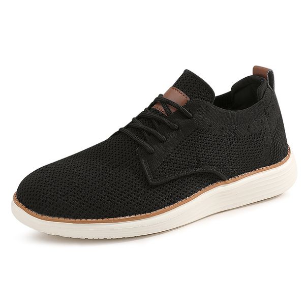 2025 Cross-Border Plus Size Men's Casual Lace-Up Summer Mesh Shoes Men Loafers_vogvips.com