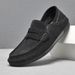 Bean Autumn New Matte Leather Men's Casual Soft Sole Father Style Comfortable One Foot Le Fu Shoes_vogvips.com