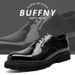 Retro Dress Business Casual Leather Shoes Business Commuter Bright Leather Oxford Shoes Dress Wedding Shoes_vogvips.com
