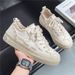 A Generation Of Men's Shoes Retro Old-fashioned Star Thick-soled Sneakers Internet Celebrity Hot Style Men's Casual Canvas Shoes Men's_vogvips.com