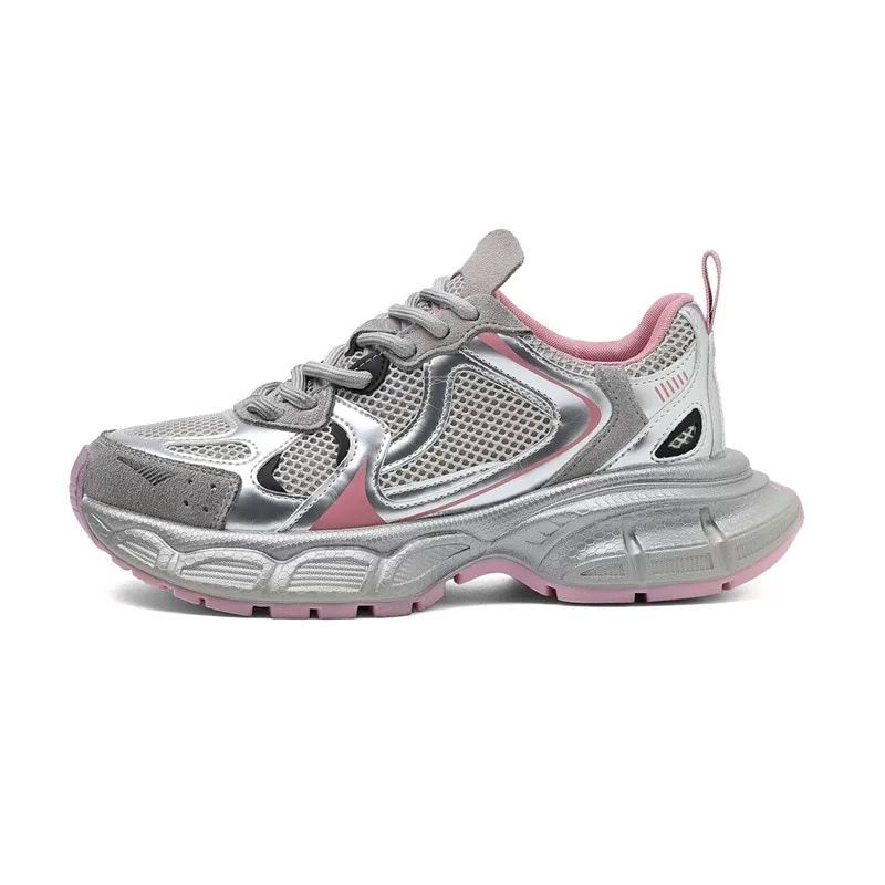Height Increasing Wear-Resistant Dad 2025 Winter New Silver Breathable Versatile Lightweight Sports Casual Shoes For_vogvips.com