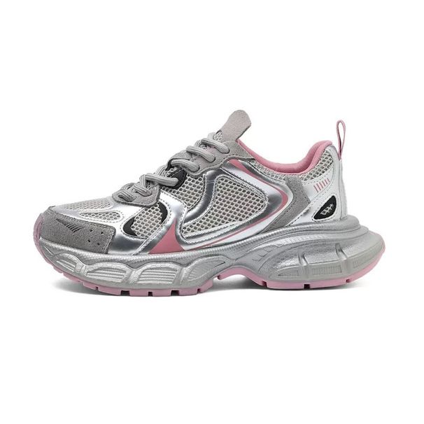 Height Increasing Wear-Resistant Dad 2025 Winter New Silver Breathable Versatile Lightweight Sports Casual Shoes For_vogvips.com