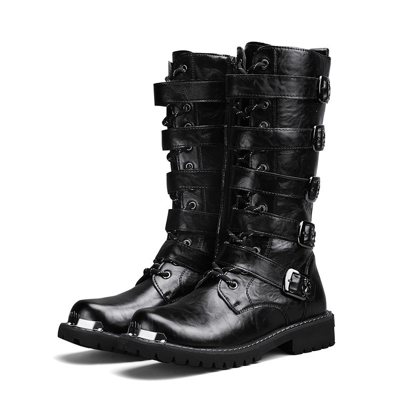 Large Motorcycle Boots, Workwear, Martin Boots_vogvips.com