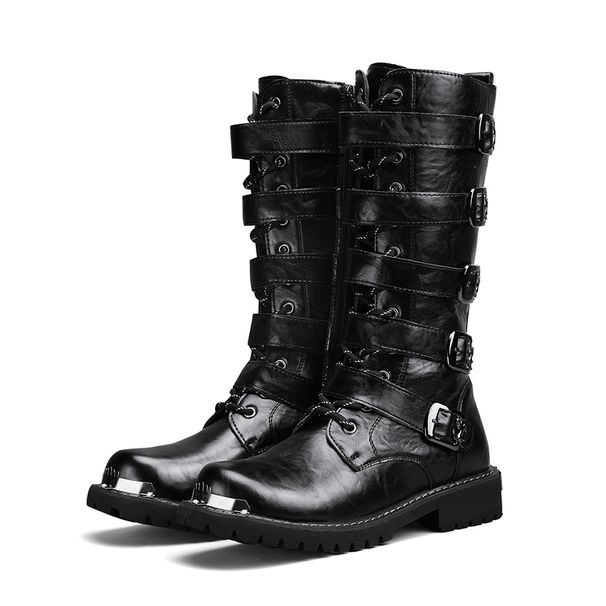 Large Motorcycle Boots, Workwear, Martin Boots_vogvips.com