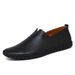 Large 49 Breathable Loafers Spring Men's Top Layer Cowhide Slip-On Hollow Leather Shoes Size 47_vogvips.com