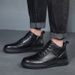 European Warm Series Genuine Martin Men 2025 Autumn Cowhide British Style Men's Short High Top Leather Boots 23012 Trendy Versatile_vogvips.com