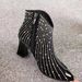 MTX 2025 Autumn High-Top Chunky Heel Boots Non-Slip Wear-Resistant Women's Shoes High Heels_vogvips.com